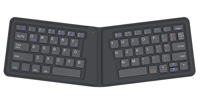 iCleverのレザー調で折れないキーボード